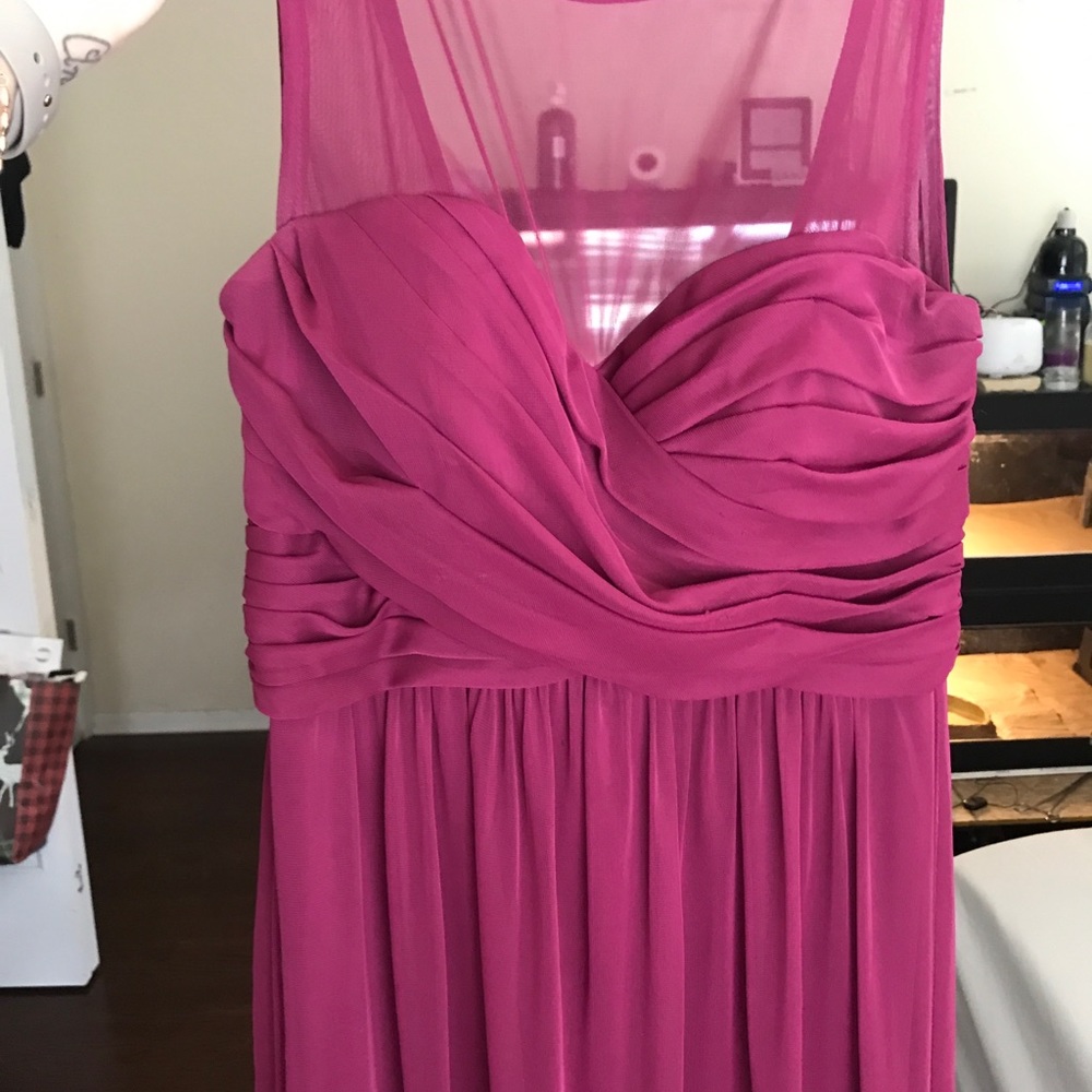 Long romantic sangria dress!